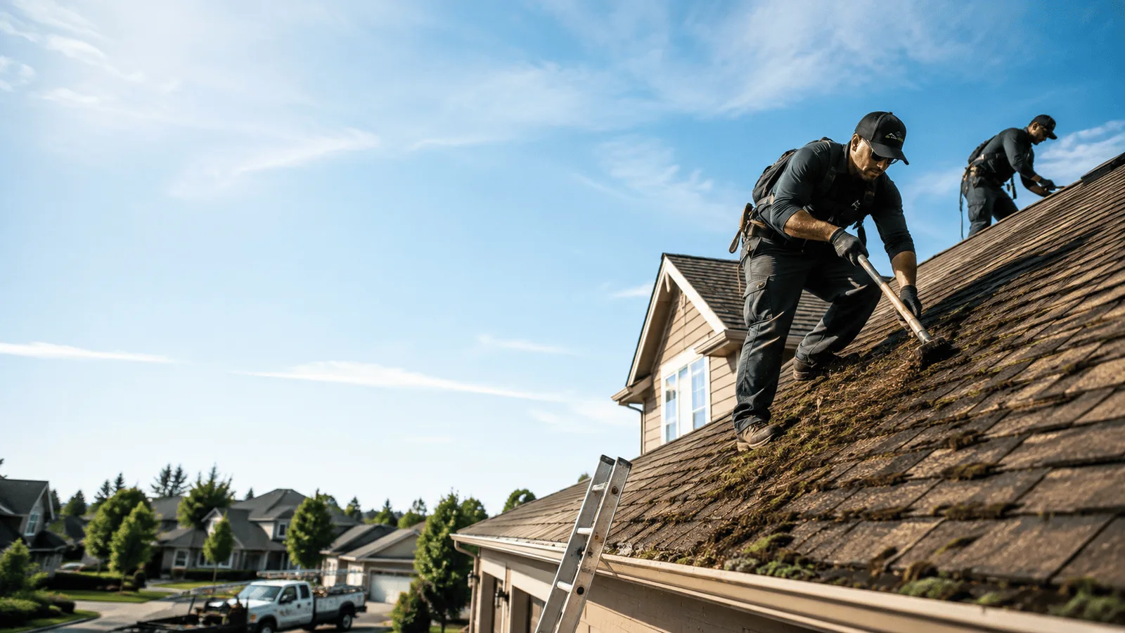 Roof Moss Removal in Poolville, TX near me